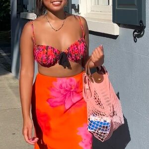 ruched balconette bikini top